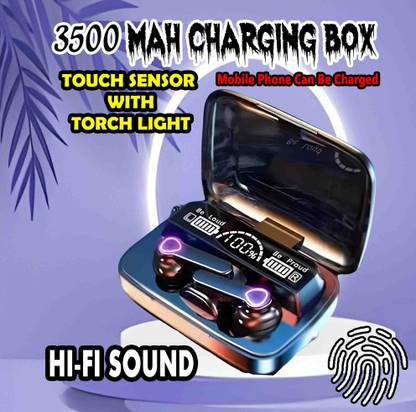 crecro M19 bluetooth earbuds headset wireless earphone 5.3 LED Display M10 Q5 Smart Headphones