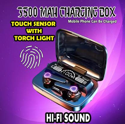 crecro M19 bluetooth earbuds headset wireless earphone 5.3 LED Display M10 Q220 Smart Headphones