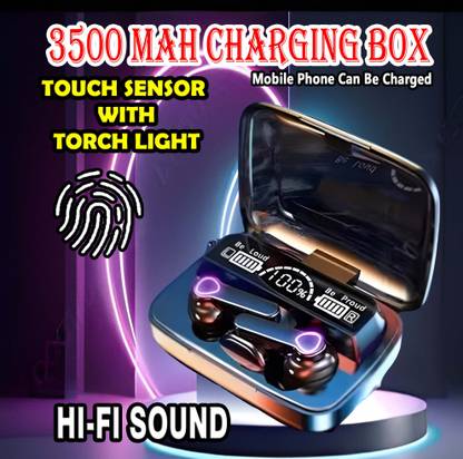 crecro M19 bluetooth earbuds headset wireless earphone 5.3 LED Display M10 Q55 Smart Headphones