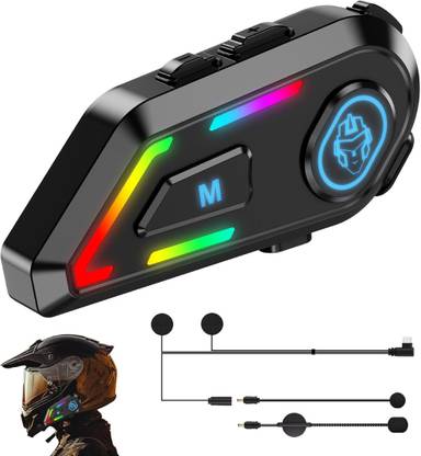 Edyell C5 Motorcycle Helmet Bluetooth Headset, Connects Two Phones At The Same Time Smart Headphones