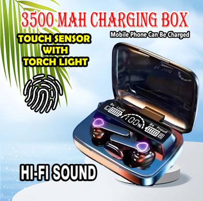 crecro M19 bluetooth earbuds headset wireless earphone 5.3 LED Display M10 Q22 Smart Headphones