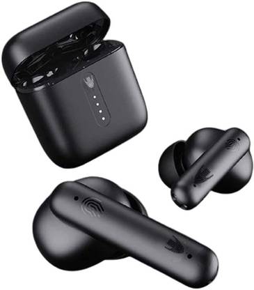 HAROON Airdopes 141 Bluetooth Wireless Earbuds with 30H Playtime(Black) Smart Headphones
