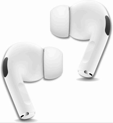 MAK Airpods Pro Bluetooth Headset (White, True Wireless) with MagSafe Charging Case Smart Headphones