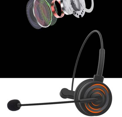 Lyla USB Wired Headphone with Mic for School Office Call Center Business Grey Smart Headphones