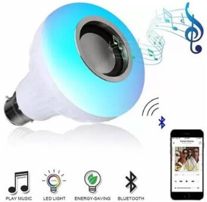 G2L LED Light Bulb Speaker, RGB Music Bulb Color Changing with Remote Control 10 W Bluetooth Speaker