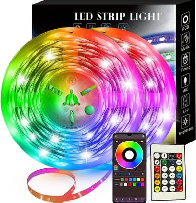Urban Infotech 5 Mtr Music Sync Multi Color Led Strip Light App & Remote Control Light Strip