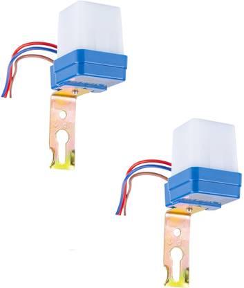Blackt Electrotech Waterproof 230Volt Auto Day/Night LDR Sensor Switch for Lighting 2 Pieces Pack Smart Sensor Light