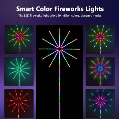 SellRider App smart control IC LED RGB Firework Launch Effect Music/Mic Sync Light Strip