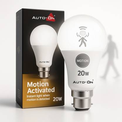 auto-on 20 W Glare Reduction Round B22 LED Bulb