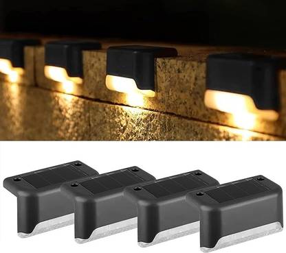 Neo Elect Solar Fence Outdoor LED Light for Steps Stairs Fence Railing Smart Sensor Light