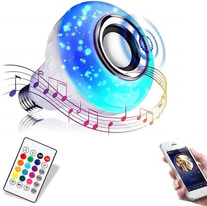 Techpunch New LED Bulb Bluetooth Speaker With RGB Light and Remote Control 5 W Bluetooth Party Speaker