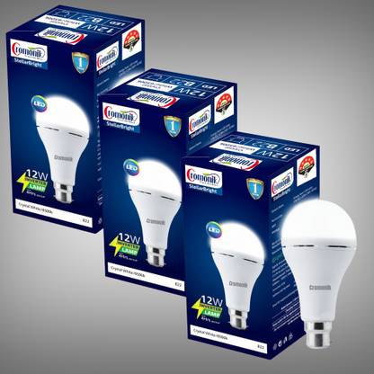Cromonik Pack of 3-Eco-Friendly Emergency Bulb Smart Bulb