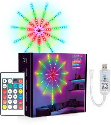 Sarsa Smart Firework LED Lights USB Powered Indoor Firework with Remote APP Control Light Strip