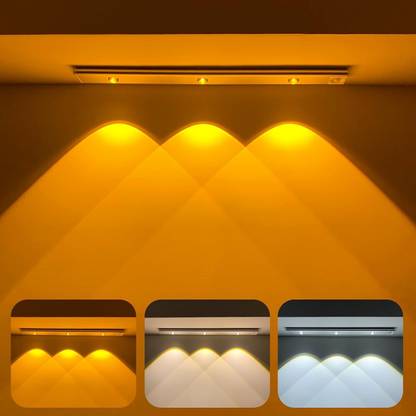 lenspoint LED Motion Sensor Indoor,USB Rechargeable,3 Light Modes Stepless Light Motion Sensor Light