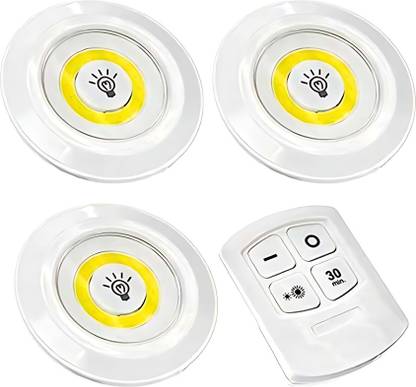 Elevea Remote Control LED light set of 3 Smart Bulb