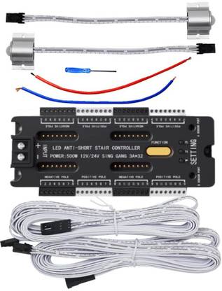 Auslese 32Channel Motion Sensor LED Stair Controller with Adjustable Brightness Smart Sensor Light