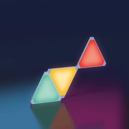 Cololight Triangle LED Light Wall Panels Gaming Light Extensions/Music Sync Lights - 3 Pc Smart Sensor Light
