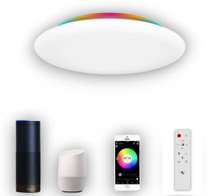 Arcnics 28W Smart LED Ceiling Light, CCT + RGB(16M Colours) + Remote Control Ceiling Lamp