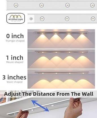 Dajienterprise Under The Cabinet Lights 40 Cm|Usb Rechargeable|Motion Light Home Ceiling Lamp