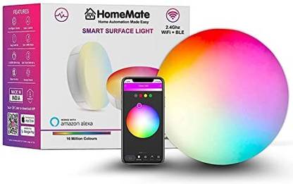 HomeMate WiFi Smart LED Surface Light |15 Watt |16 Million Colors (15 Watt, 1)