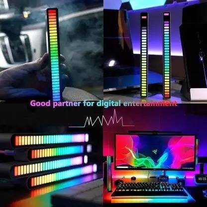 NKPR RGB Led Bar Light 32 Bit RGB Music Sound Control For Cars Led Light_105 Smart Sensor Light