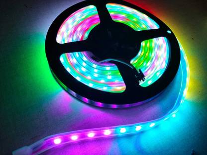 RNS INNOVATIONS WS2812b IP67 Waterproof 300 Pixel (5mtr) Addressable, BlackPCB, Pixel LED WS2812 Light Strip