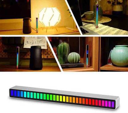 play run ™Multicolor Sound-Controlled Music Levels Light RGB Acoustic pickup Rhythm Lamp Smart Sensor Light