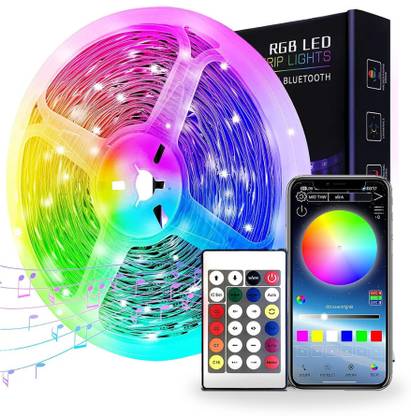 amg digital Smart Led Strip Light App Control Music Sync RGB LEd Light For Home (10 Meter) Light Strip