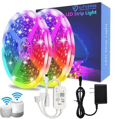 Litverse Led Light 5 Meter 150Led Intelligent WiFi Changing Music Synchronous Light Strip