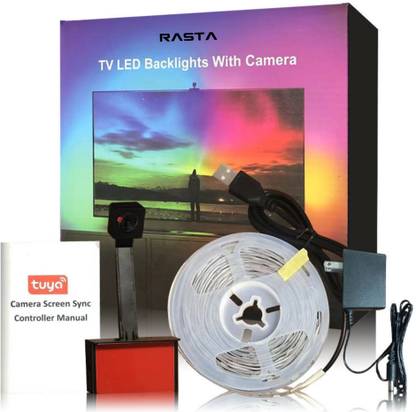 Rasta 3.9Meter Alexa&Google Assistant TV Sync Backlights with Camera Led Strip Light