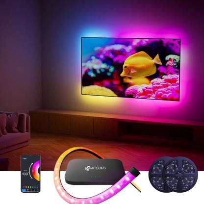Mitsuko AmbiMotion 2.1 TV Sync Led Backlight HDMI 2.1 Sync Box 4K120Hz (Upto 65 Inch TV)