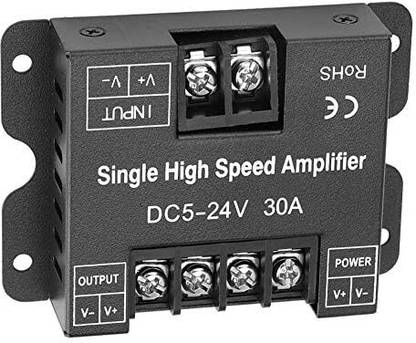 DHRUV-PRO Led RGB Amplifier Controller DC5-24V 30A Single Color LED Signal Amplifier Dimmer Switch