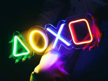 VYNES PLAYSTATION KEYS Smart LED Neon Signs Light LED Art Decorative Sign