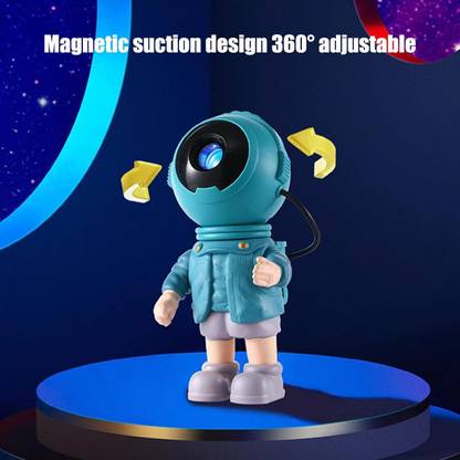 Excacia Astronaut Galaxy Projector with Remote Control for Kids Room-1 Yr Warranty Table Lamp