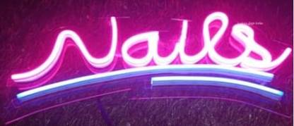 SGSF SG Startup Factory Nails Neon Sign (12x10) pink