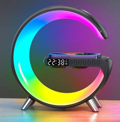 FRANKSON N69 Wake up Light RGB Colorful speaker Wireless Charging Alarm Clock Smart Bulb
