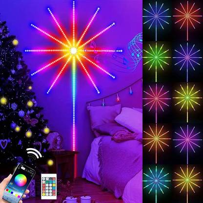 WunderVoX Dream Color Changing Party Lights with 14pcs LED Strip Lights Light Strip