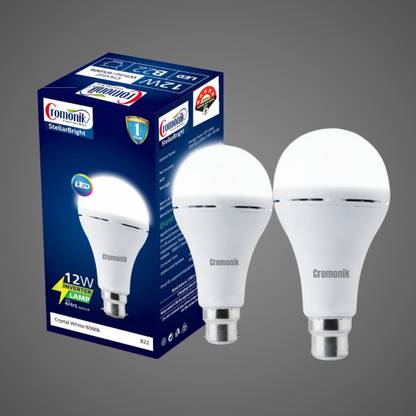 Cromonik Pack of 2-Multi-Mode Emergency Bulb Smart Bulb