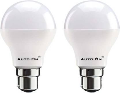 auto-on Day/Night Sensor Bulb 10W (Pack of 2)(Dusk to Dawn) Smart Sensor Light