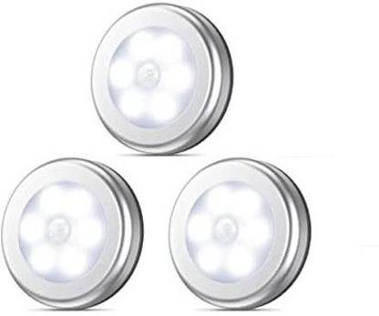 TechBlaze 3Packs Motion Sensor Light Indoor,LED Closet Lights,Night Light Battery Powered Smart Bulb