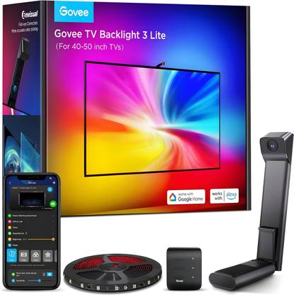 Govee TV Backlight 3 Lite with Fish-Eye Correction Function Sync with TVs
