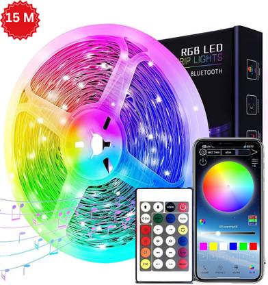 amg digital 15 Meter Smart Led Strip Light App Control Music Sync RGB LEd Light For Home Light Strip