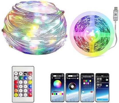 Explorer ™ RGB 10 Meter Remote Control Waterproof Led Waterproof Strip Light Home,Diwali Light Strip