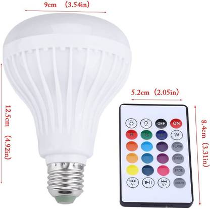 ASTOUND Rgb Light Ball Bulb with Remote Control Smart Bulb