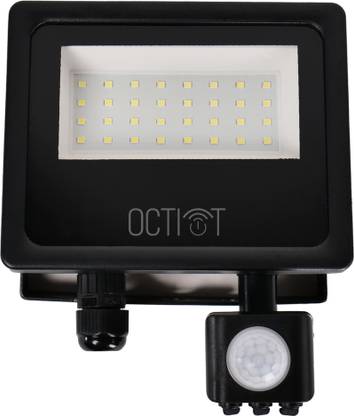 OCTIOT OCT-XUFO PIR Flood Light | 50W Flood Light, IP65 with Motion Sensor, 6500K Motion Sensor Light