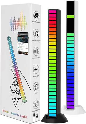 Triangle Ant ™LED Light App Pickup Voice Activated Rhythm Lights Ambient LED Light Bar Music Motion Sensor Light