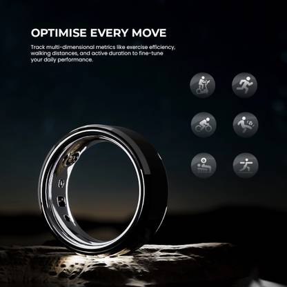 Vintron Osmart Fitness Tracker, Heart Rate Monitoring,Stress Levels Smart Ring