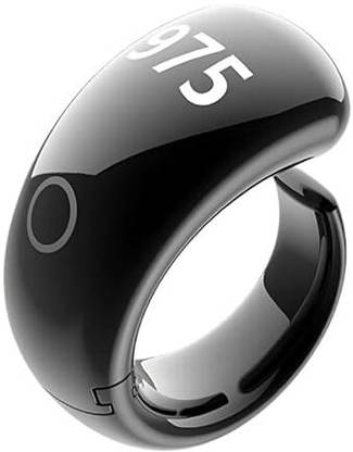 WonderWrap Smart Ring with Wireless Charging Touch Control Buttons 5 Interchangeable Sizes Smart Ring