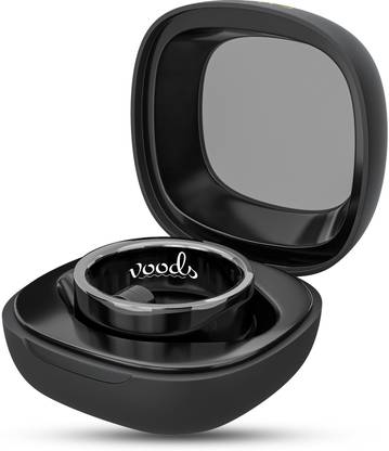Voods V Ring Nova With Charging case, Ceramic material, Health & Sleep Tracking, IP68 Smart Ring