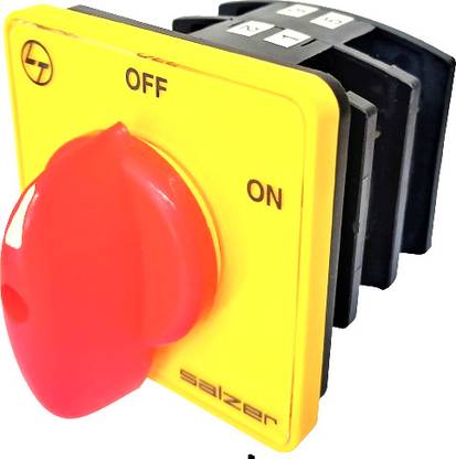 Salzer (L&T) 61003 40A 3 Pole ON-OFF S40 40A Cam Operated Rotary Switch
